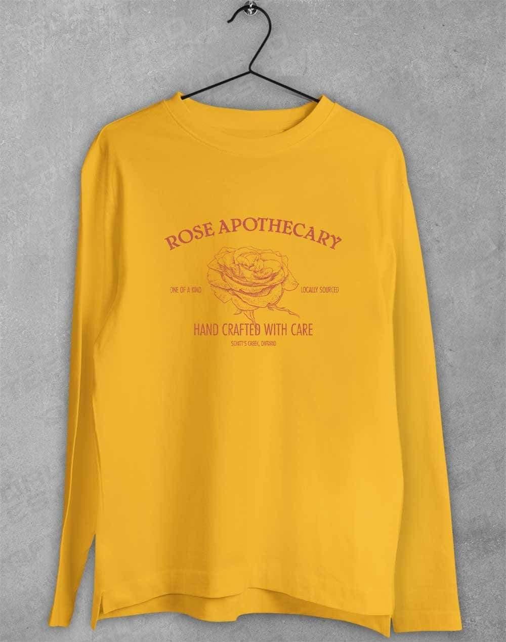 Rose Apothecary Long Sleeve T-Shirt S / Gold  - Off World Tees