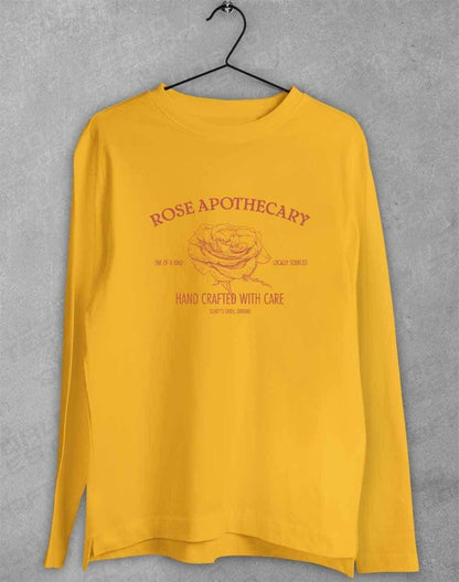 Rose Apothecary Long Sleeve T-Shirt S / Gold  - Off World Tees