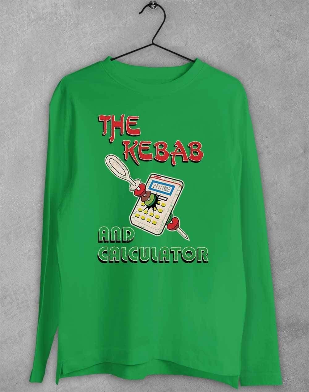 The Kebab and Calculator 1982 Long Sleeve T-Shirt S / Irish Green - Off World Tees