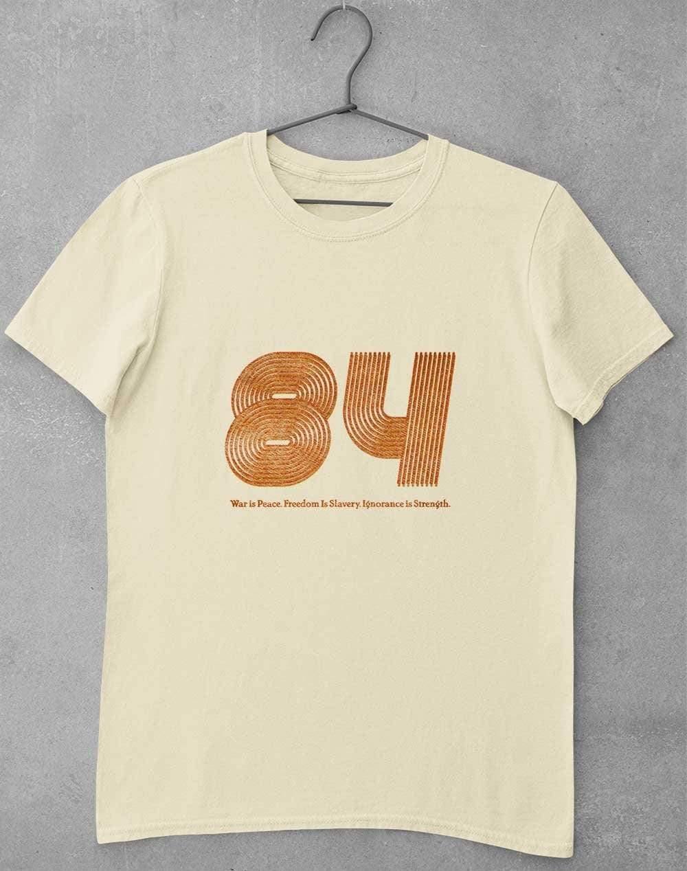 1984 War is Peace Distressed T-Shirt S / Natural - Off World Tees