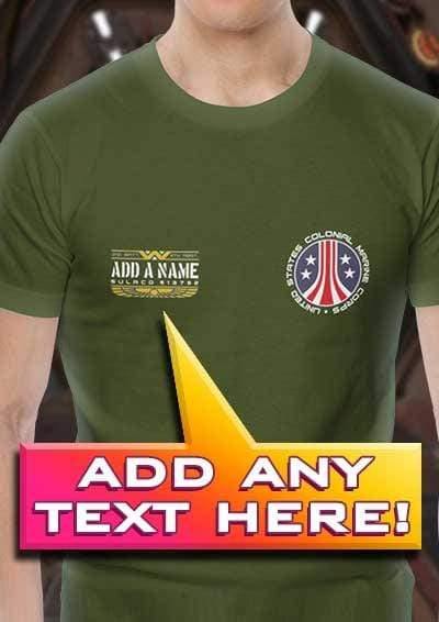 CUSTOMISABLE Colonial Marine T-Shirt - Off World Tees