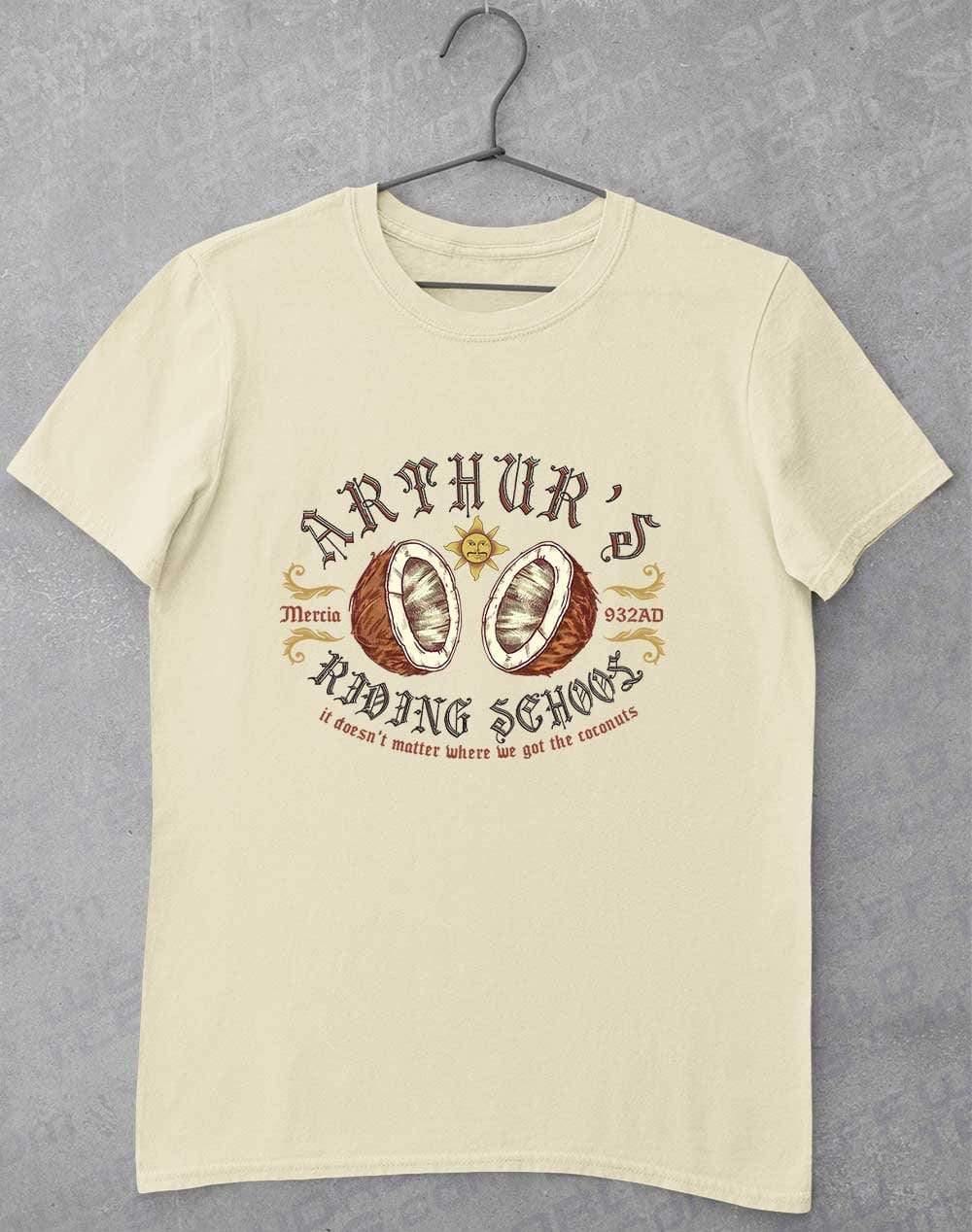 King Arthur's Riding School T-Shirt S / Natural - Off World Tees