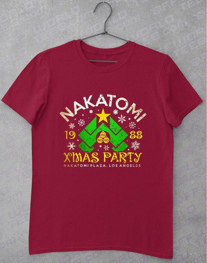 Nakatomi Xmas Party T-Shirt S / Cardinal Red  - Off World Tees