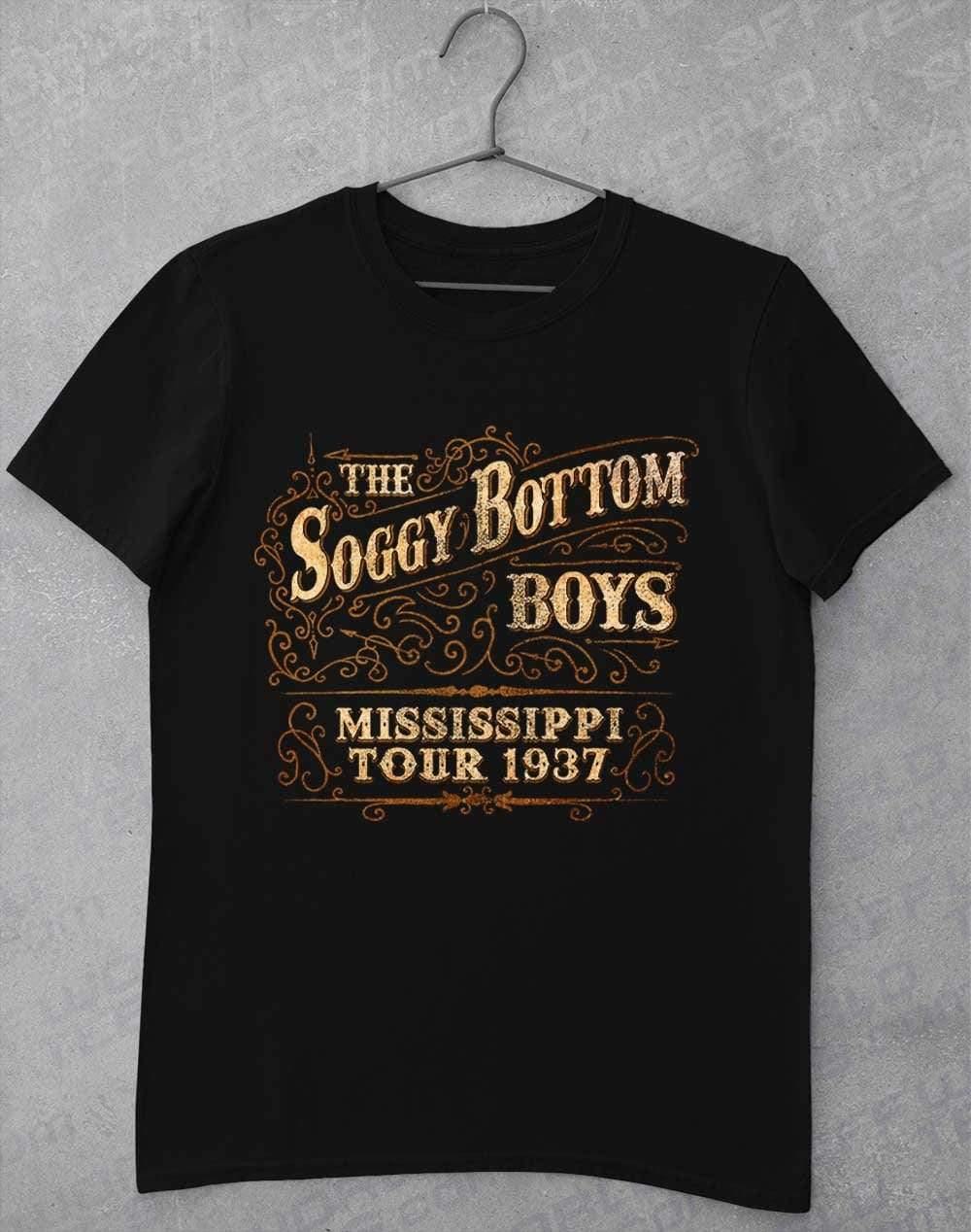 Soggy Bottom Boys Tour 1937 T-Shirt S / Black - Off World Tees