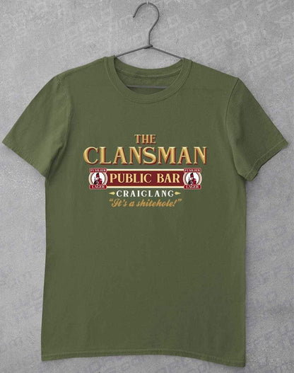 The Clansman Craiglang T-Shirt S / Military Green  - Off World Tees