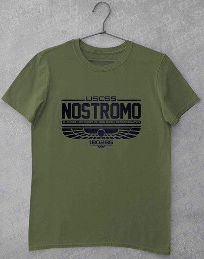 USCSS Nostromo T-Shirt S / Military Green  - Off World Tees