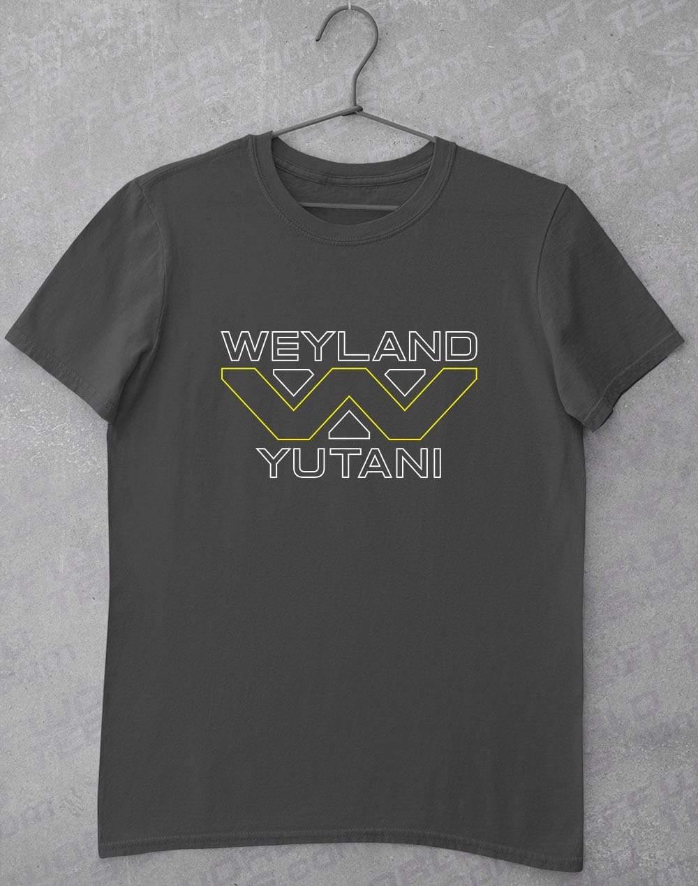 Weyland Yutani Outline T-Shirt S / Charcoal - Off World Tees