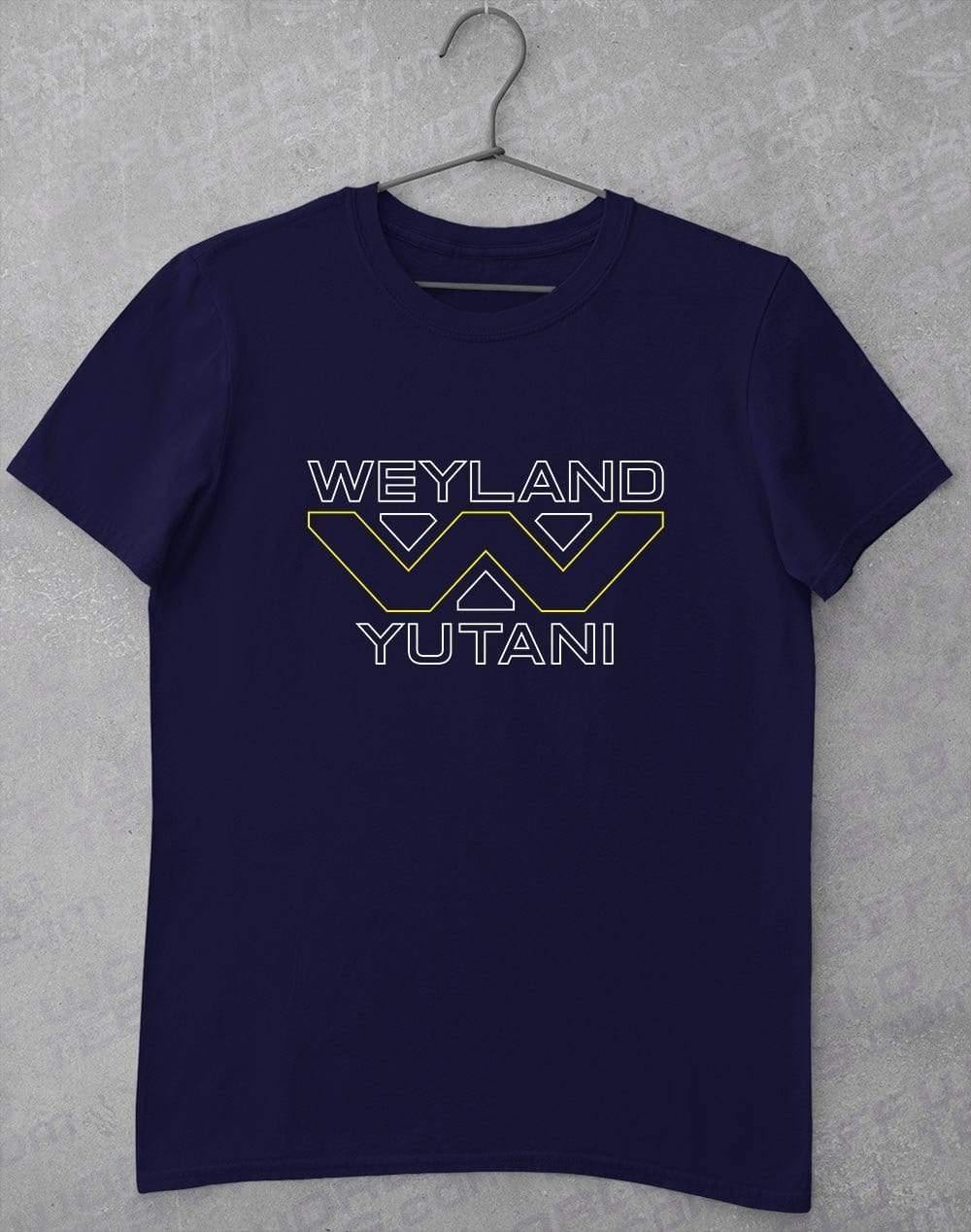 Weyland Yutani Outline T-Shirt S / Navy - Off World Tees