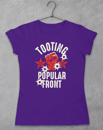 Tooting Popular Front Women's T-Shirt 8-10 / Lilac  - Off World Tees