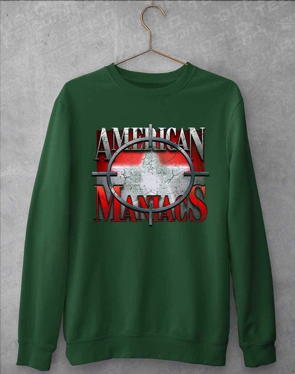 American Maniacs - Sweatshirt S / Bottle Green - Off World Tees