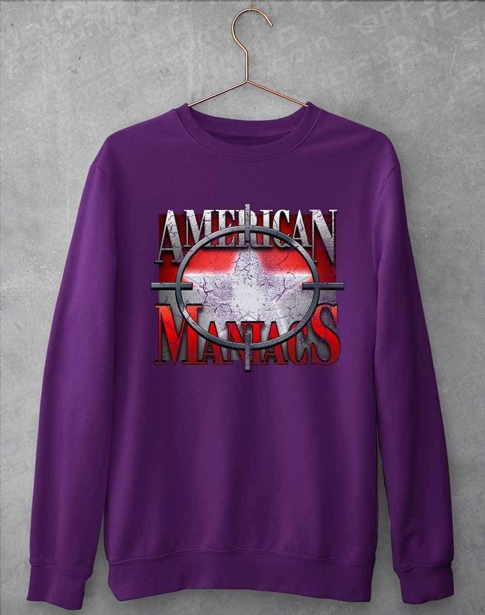 American Maniacs - Sweatshirt S / Purple - Off World Tees