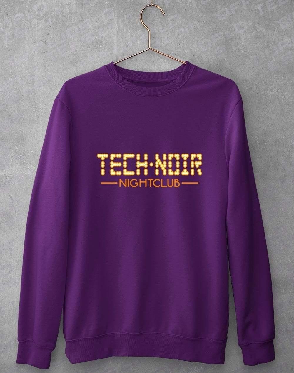 Club Tech Noir Sweatshirt S / Purple - Off World Tees