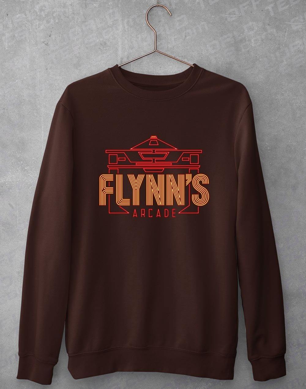 Flynns Arcade Sweatshirt S / Hot Chocolate  - Off World Tees