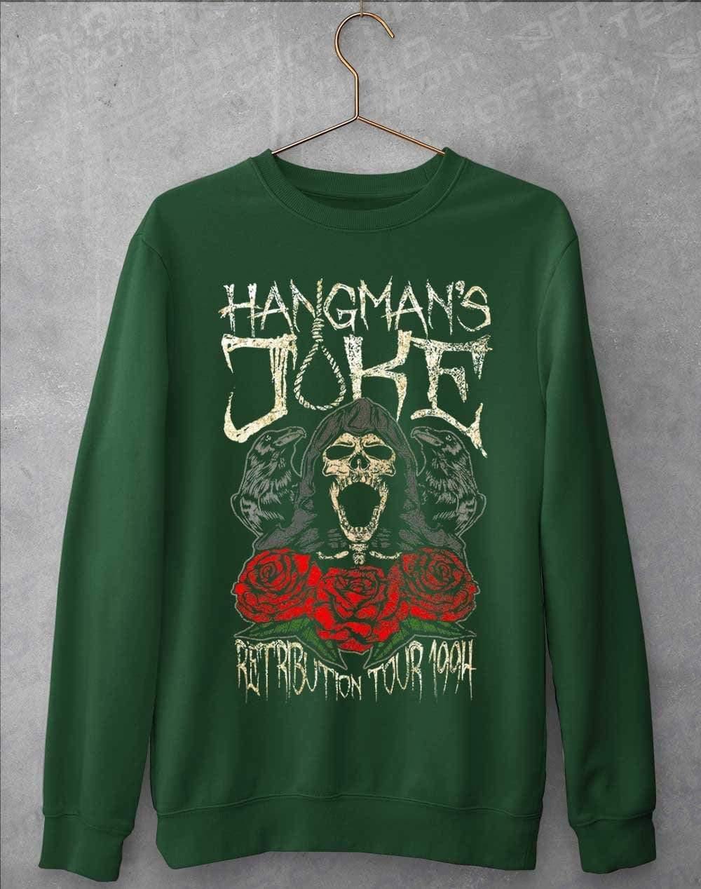 Hangman's Joke Retribution Tour 94 Sweatshirt S / Bottle Green - Off World Tees