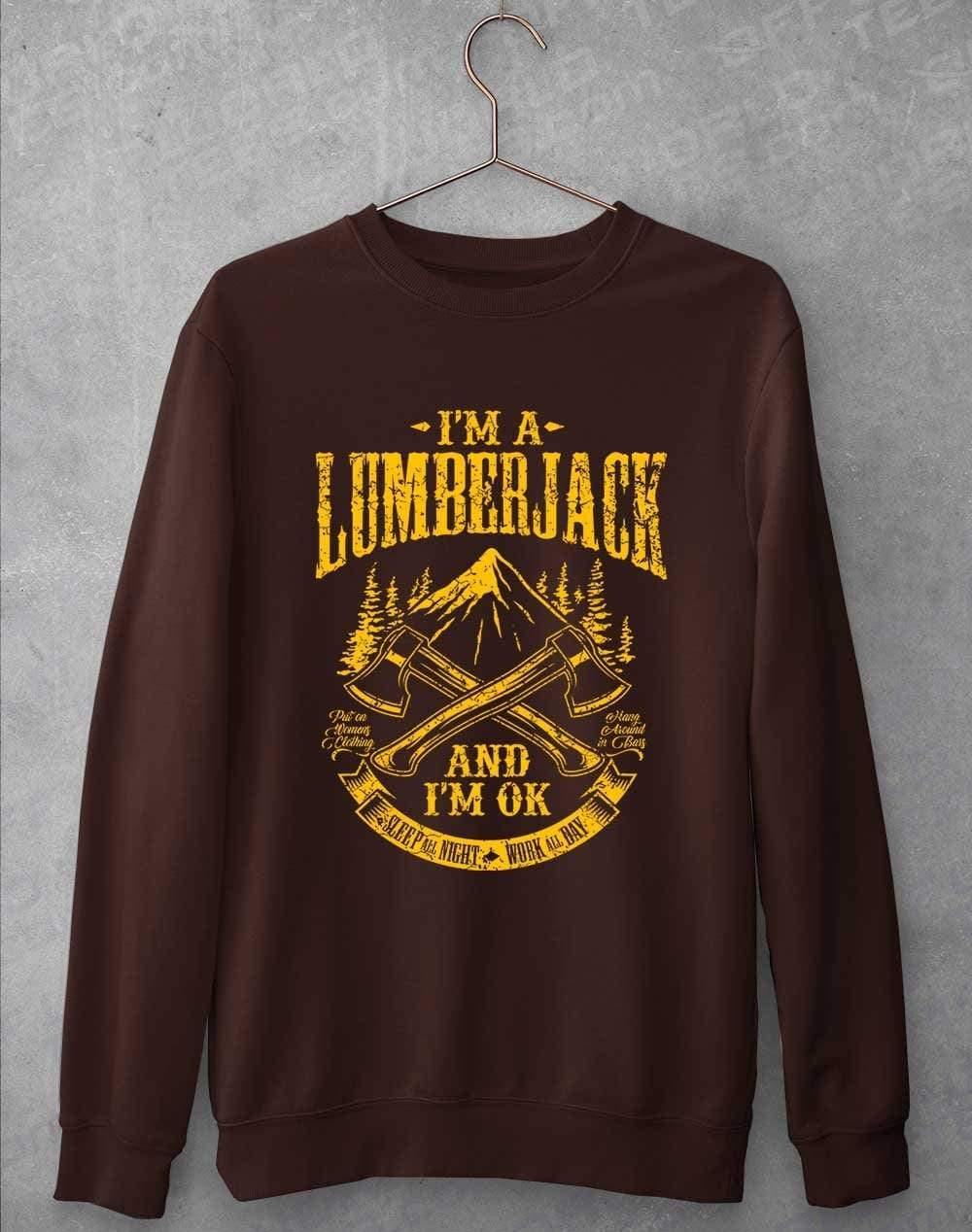 I'm a Lumberjack Sweatshirt S / Hot Chocolate - Off World Tees