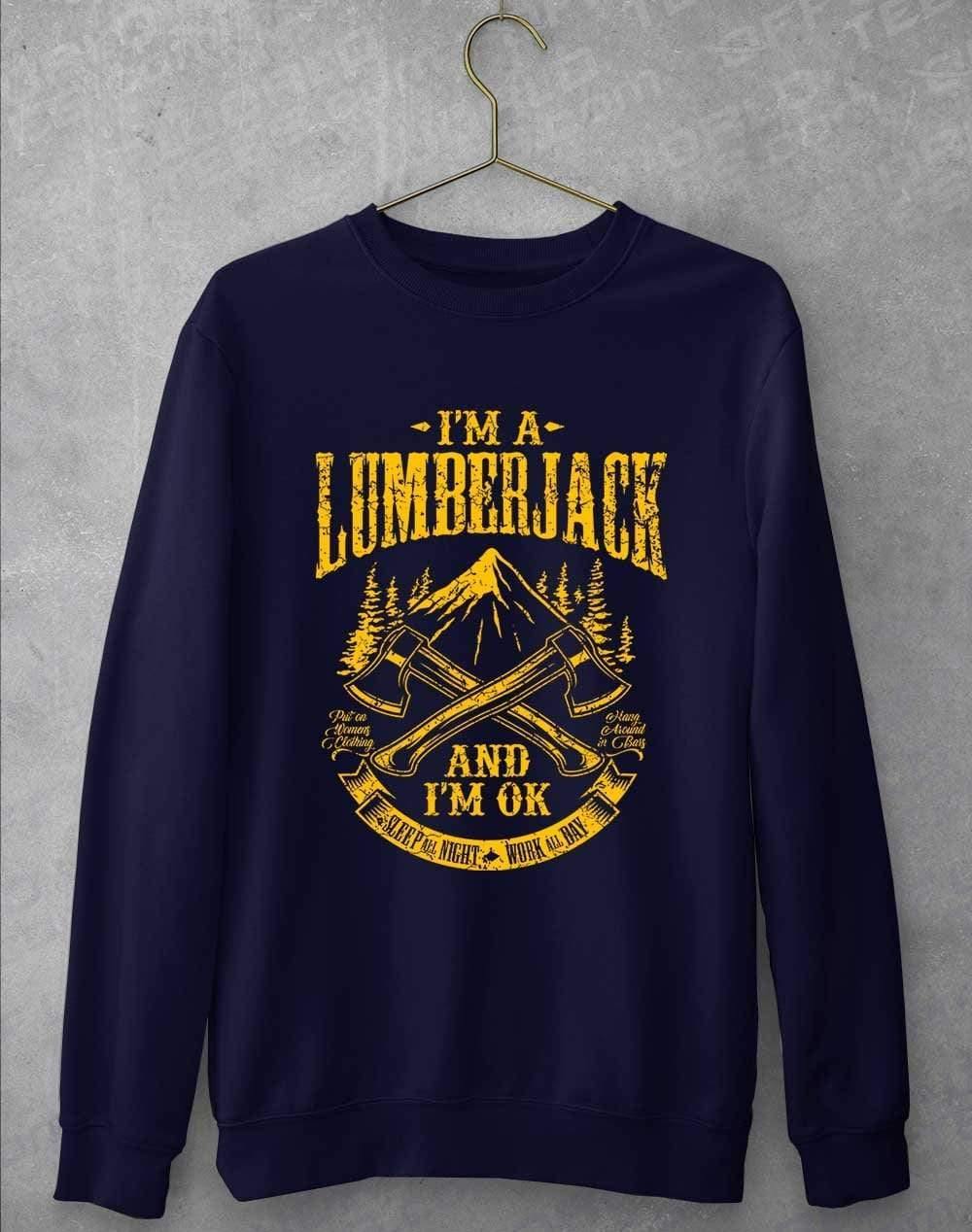 I'm a Lumberjack Sweatshirt S / Oxford Navy - Off World Tees