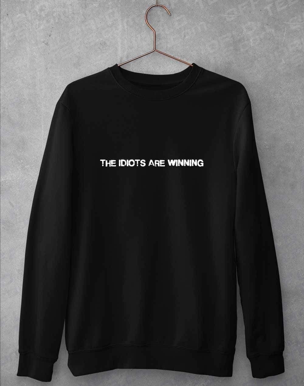 The Idiots Are Winning Sweatshirt S / Jet Black - Off World Tees