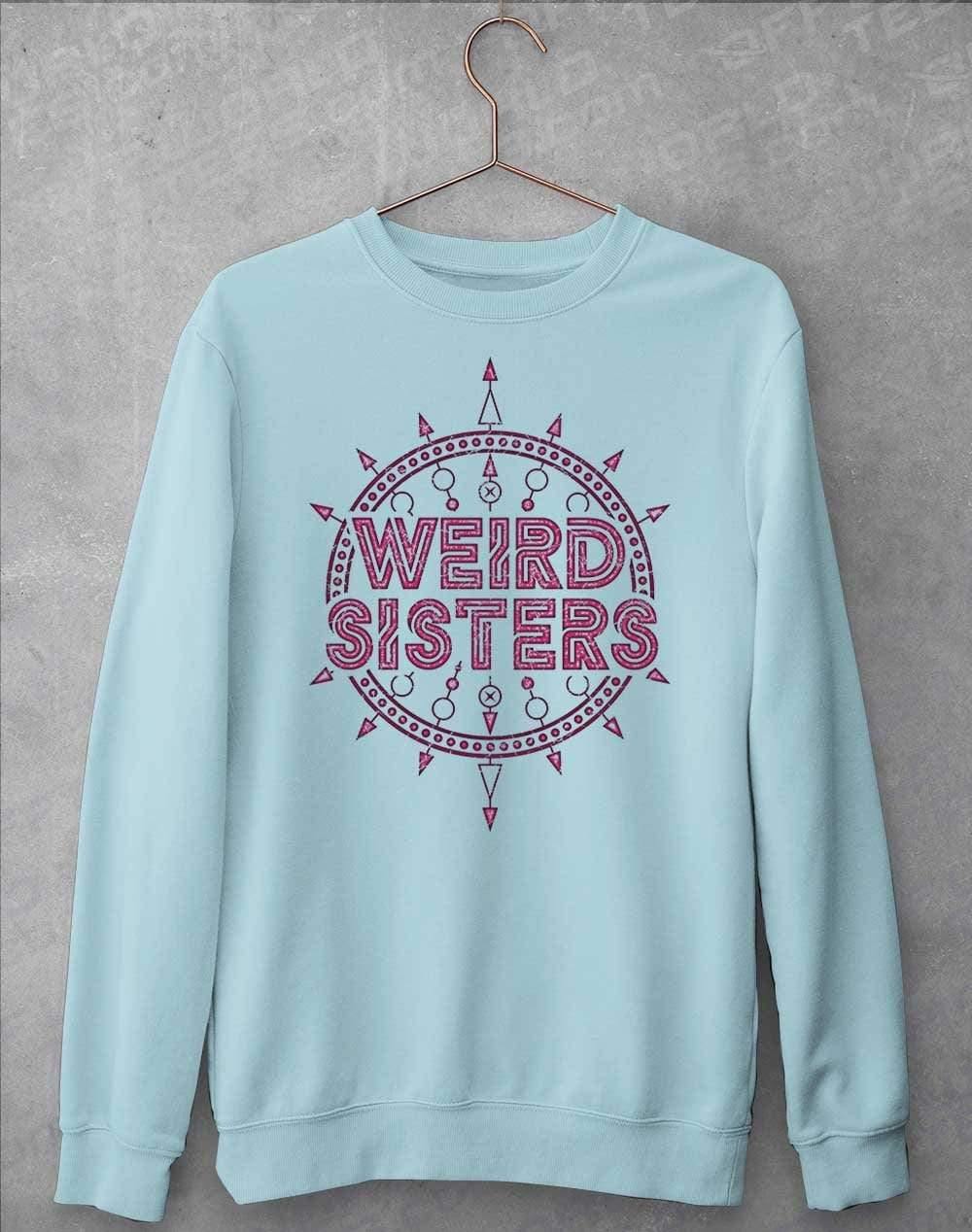 Weird Sisters Band Logo Sweatshirt S / Sky Blue - Off World Tees
