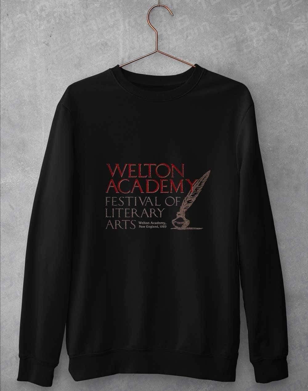 Welton Academy Sweatshirt S / Jet Black - Off World Tees