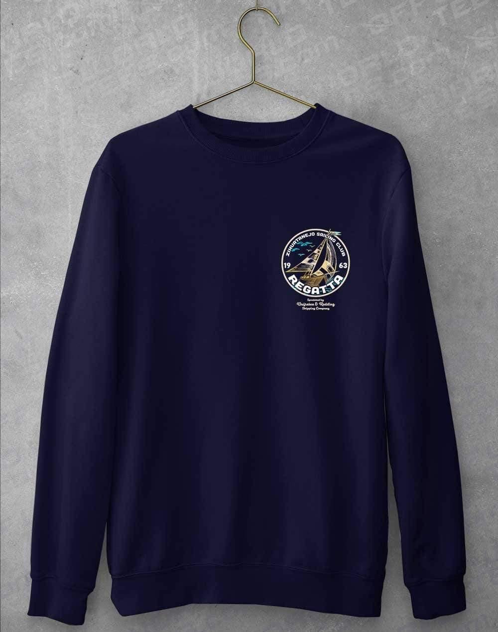 Zihuatanejo Sailing Regatta 1963 Sweatshirt S / Oxford Navy - Off World Tees