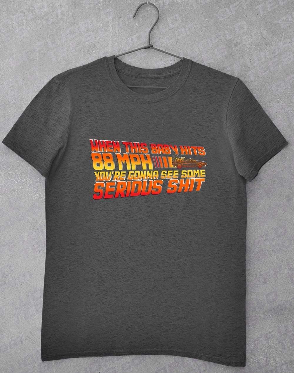 88 Miles Per Hour T-Shirt S / Dark Heather - Off World Tees