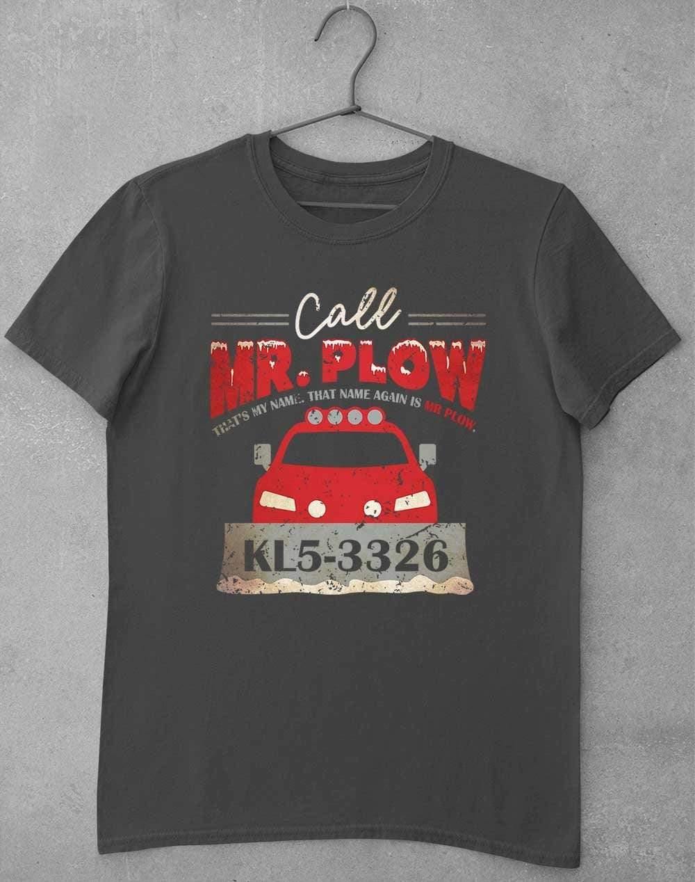 Call Mr Plow T-Shirt S / Charcoal - Off World Tees