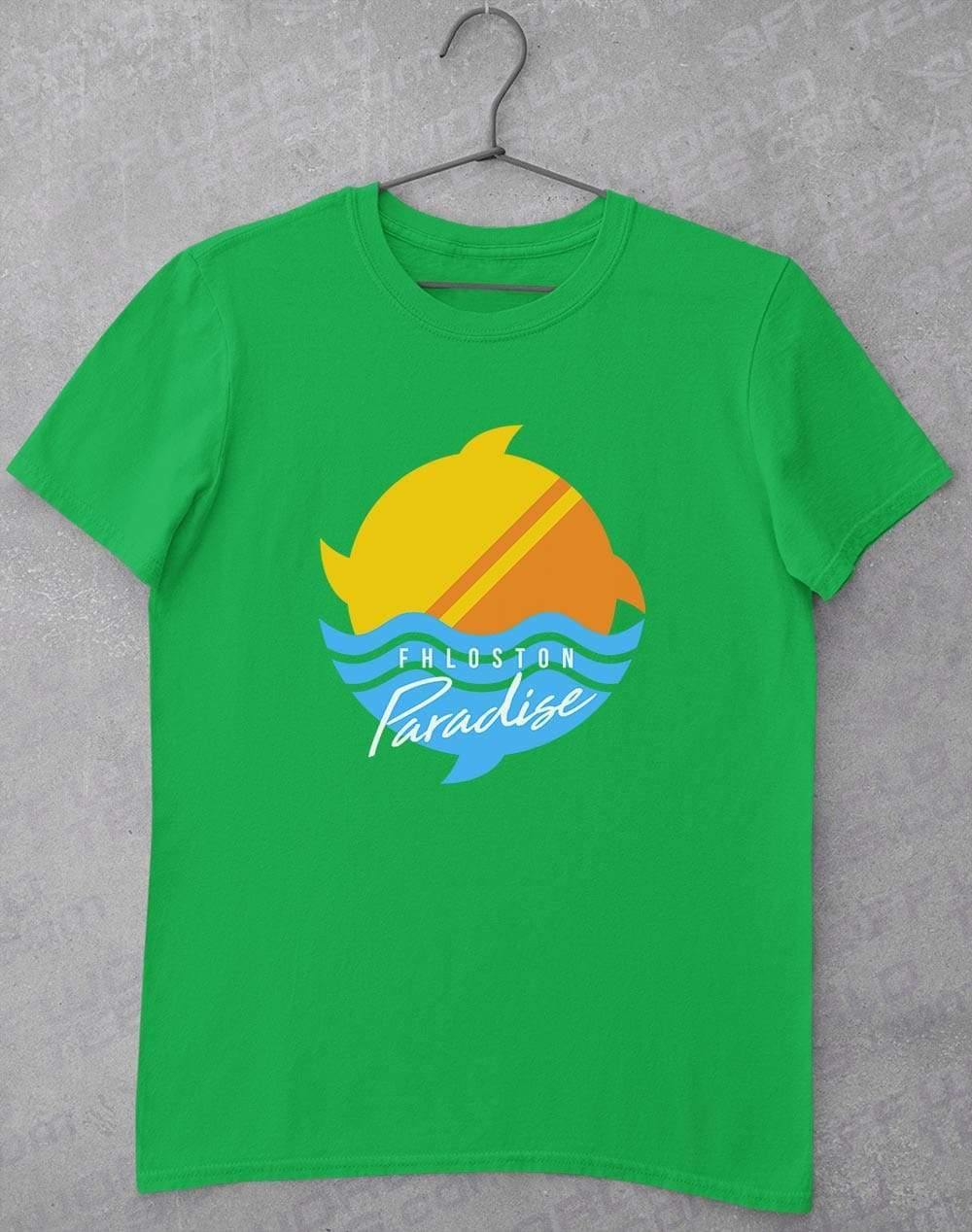 Fhloston Paradise Classic Logo T-Shirt S / Irish Green - Off World Tees