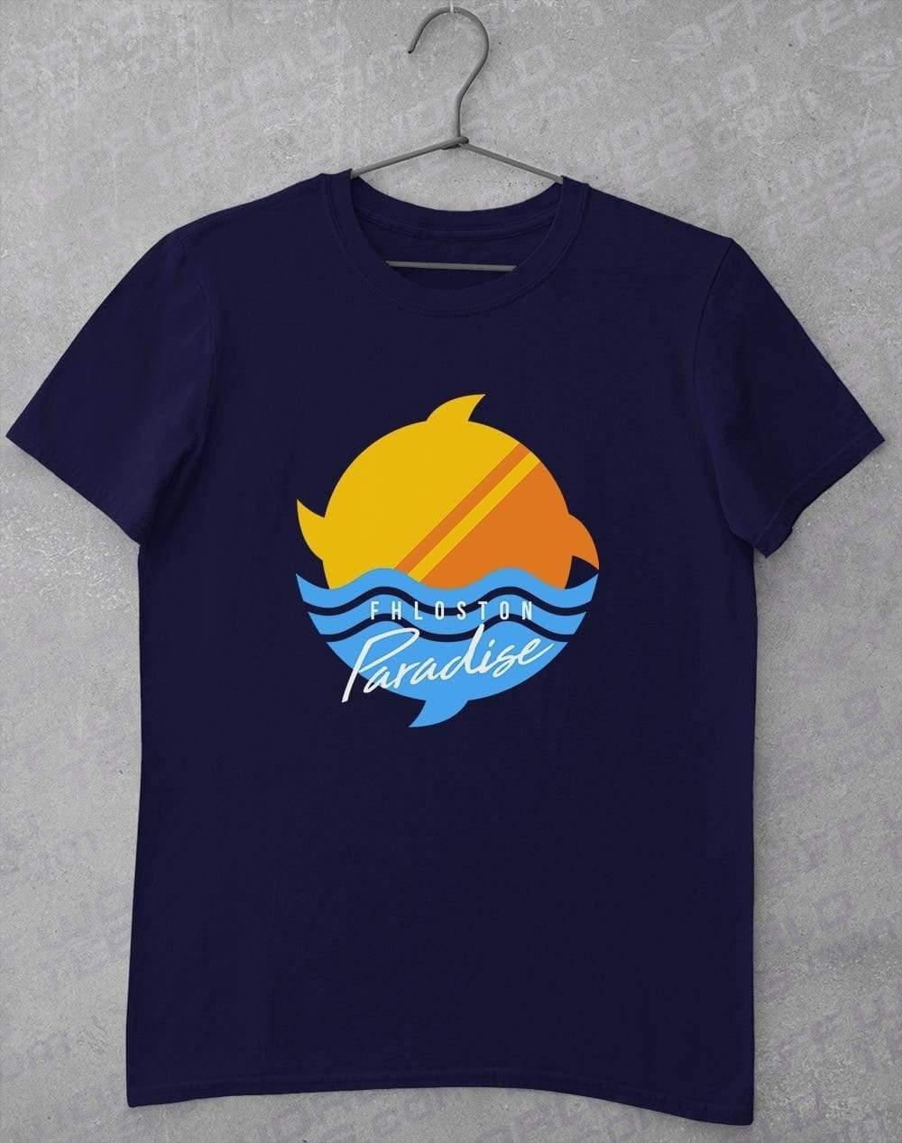 Fhloston Paradise Classic Logo T-Shirt S / Navy - Off World Tees