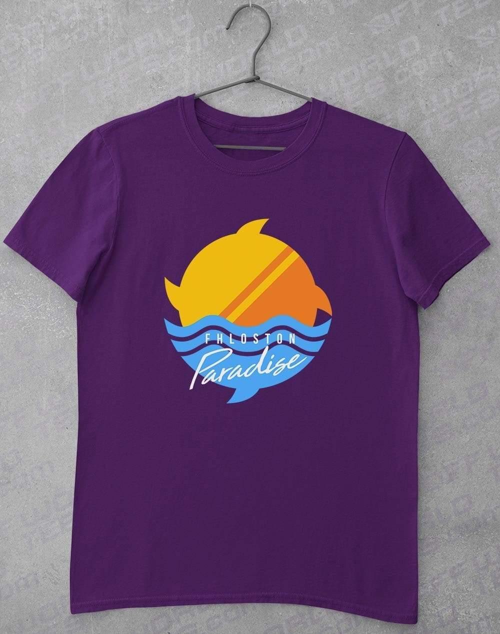 Fhloston Paradise Classic Logo T-Shirt S / Purple - Off World Tees