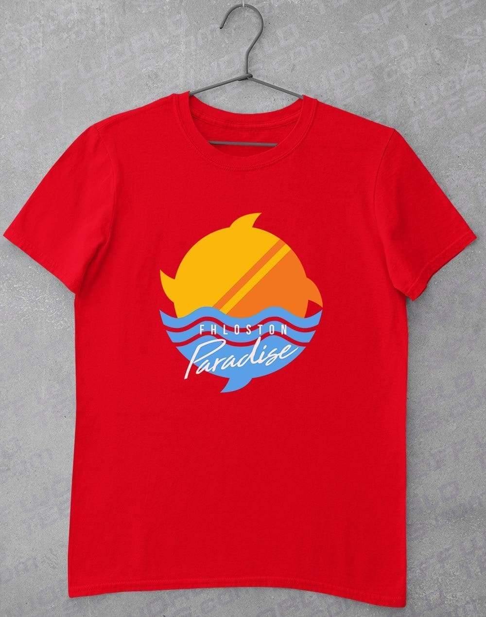 Fhloston Paradise Classic Logo T-Shirt S / Red - Off World Tees