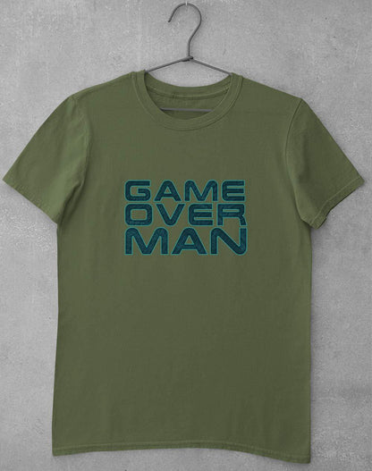 Game Over Man T-Shirt S / Military Green  - Off World Tees