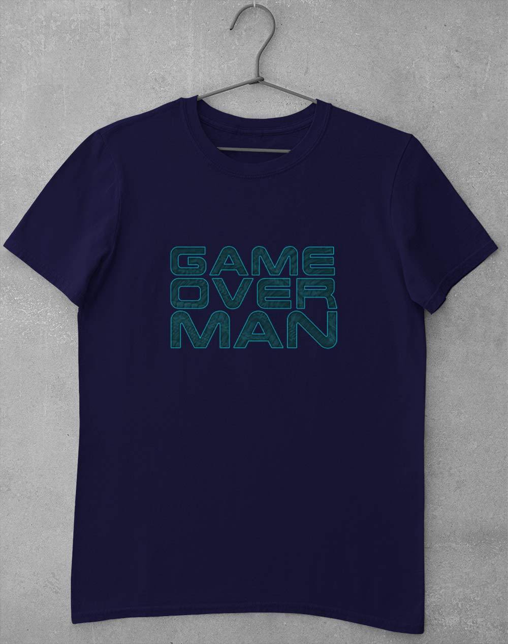 Game Over Man T-Shirt S / Navy  - Off World Tees