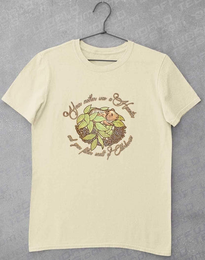 Hamster and Elderberries T-Shirt S / Natural  - Off World Tees