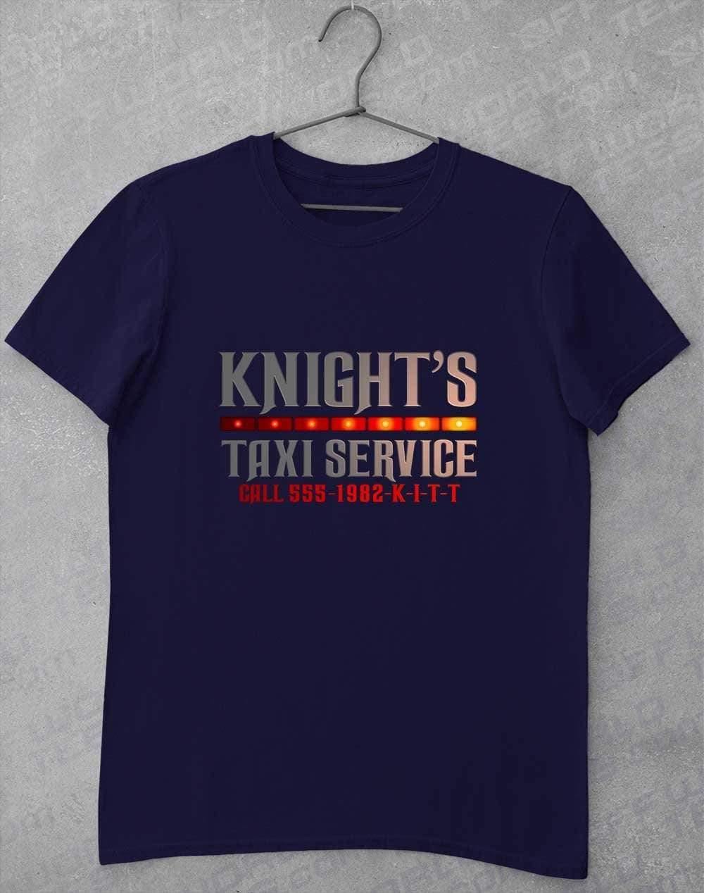 Knight's Taxi Sevice T-Shirt S / Navy - Off World Tees