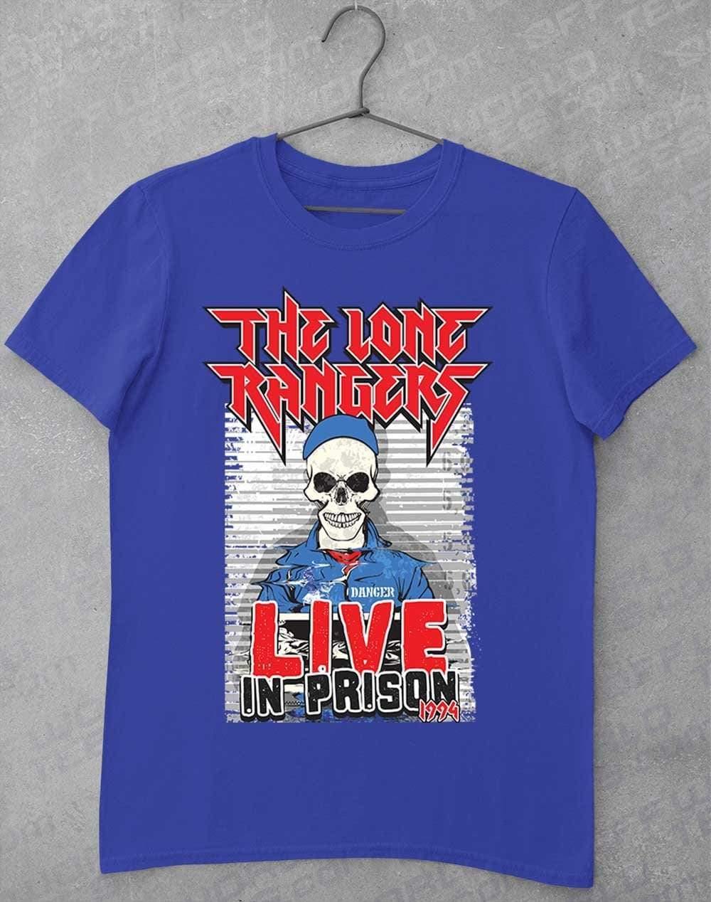 Lone Rangers Live in Prison 1994 T-Shirt S / Royal - Off World Tees