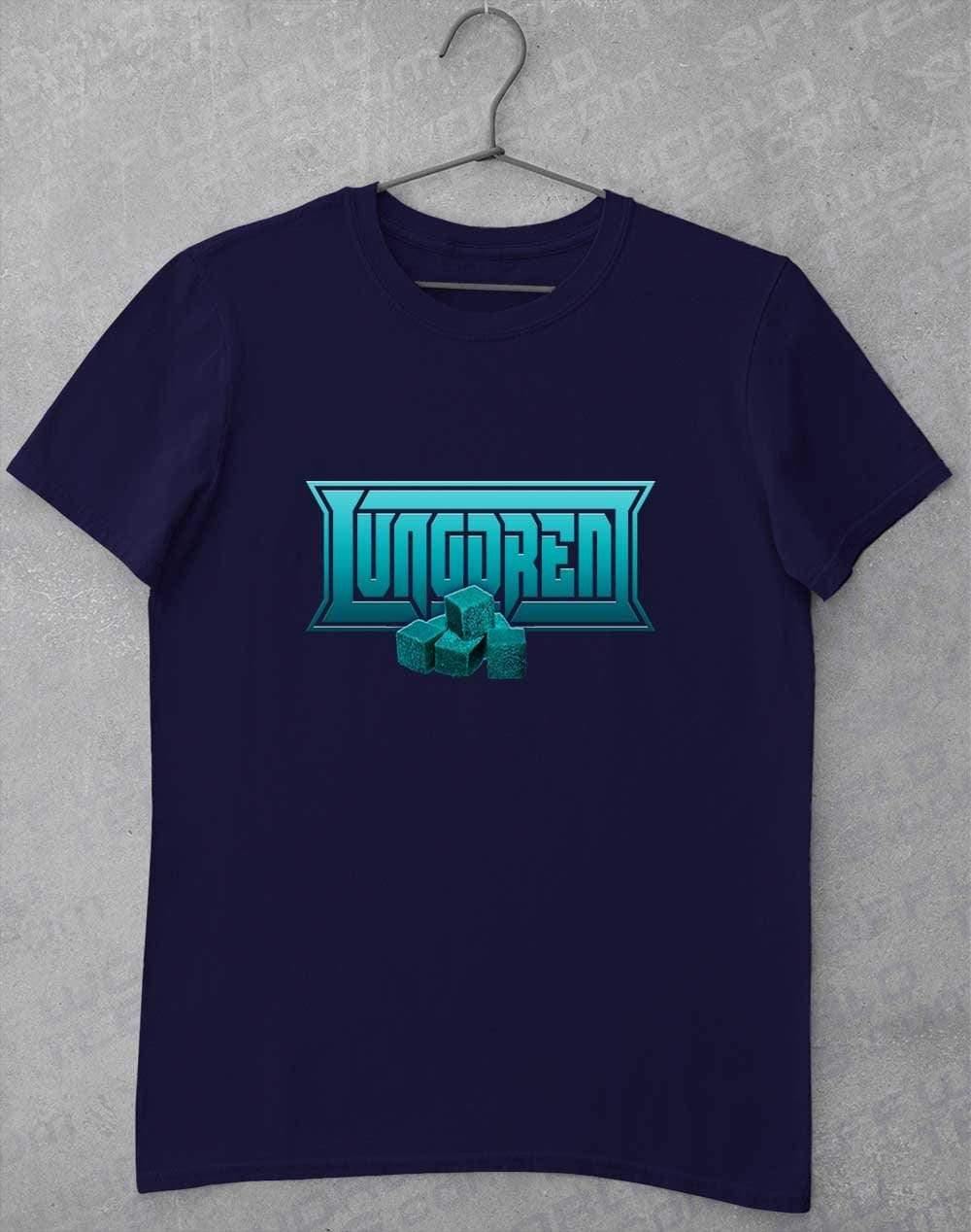 LUNGDREN Chunks Logo - T-Shirt S / Navy - Off World Tees