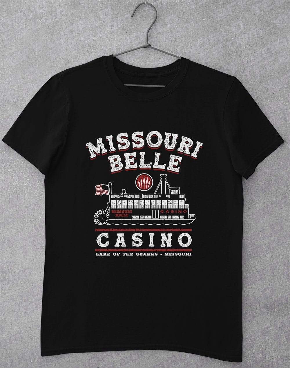 Missouri Belle Casino T-Shirt S / Black - Off World Tees