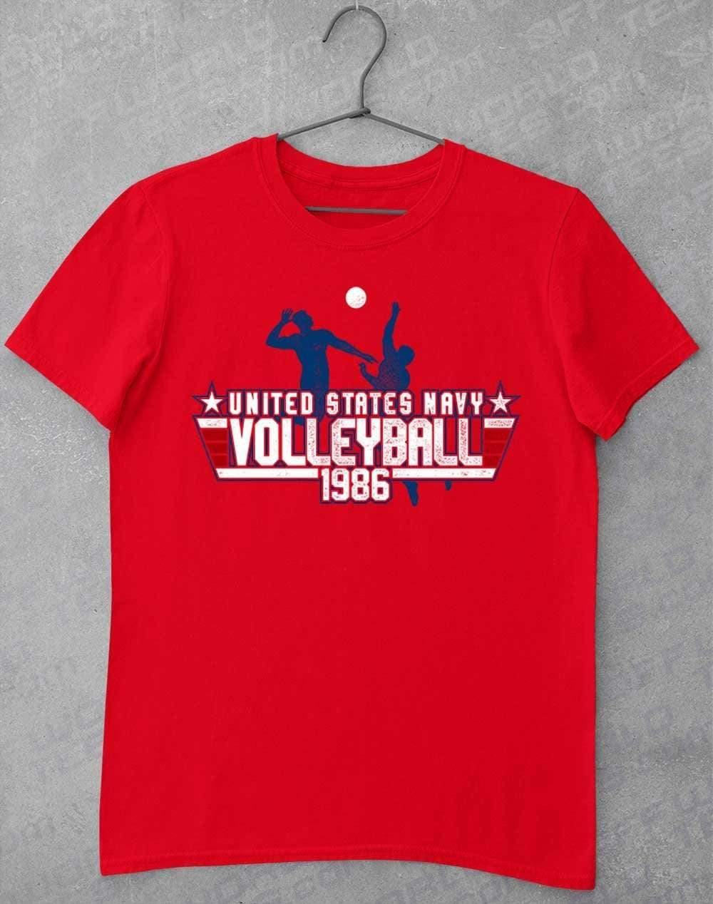 US Navy Volleyball 1986 T-Shirt S / Red - Off World Tees