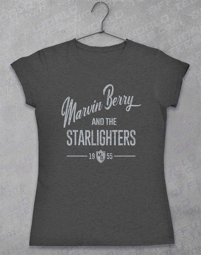 Marvin Berry and the Starlighters Women's T-Shirt 8-10 / Dark Heather  - Off World Tees
