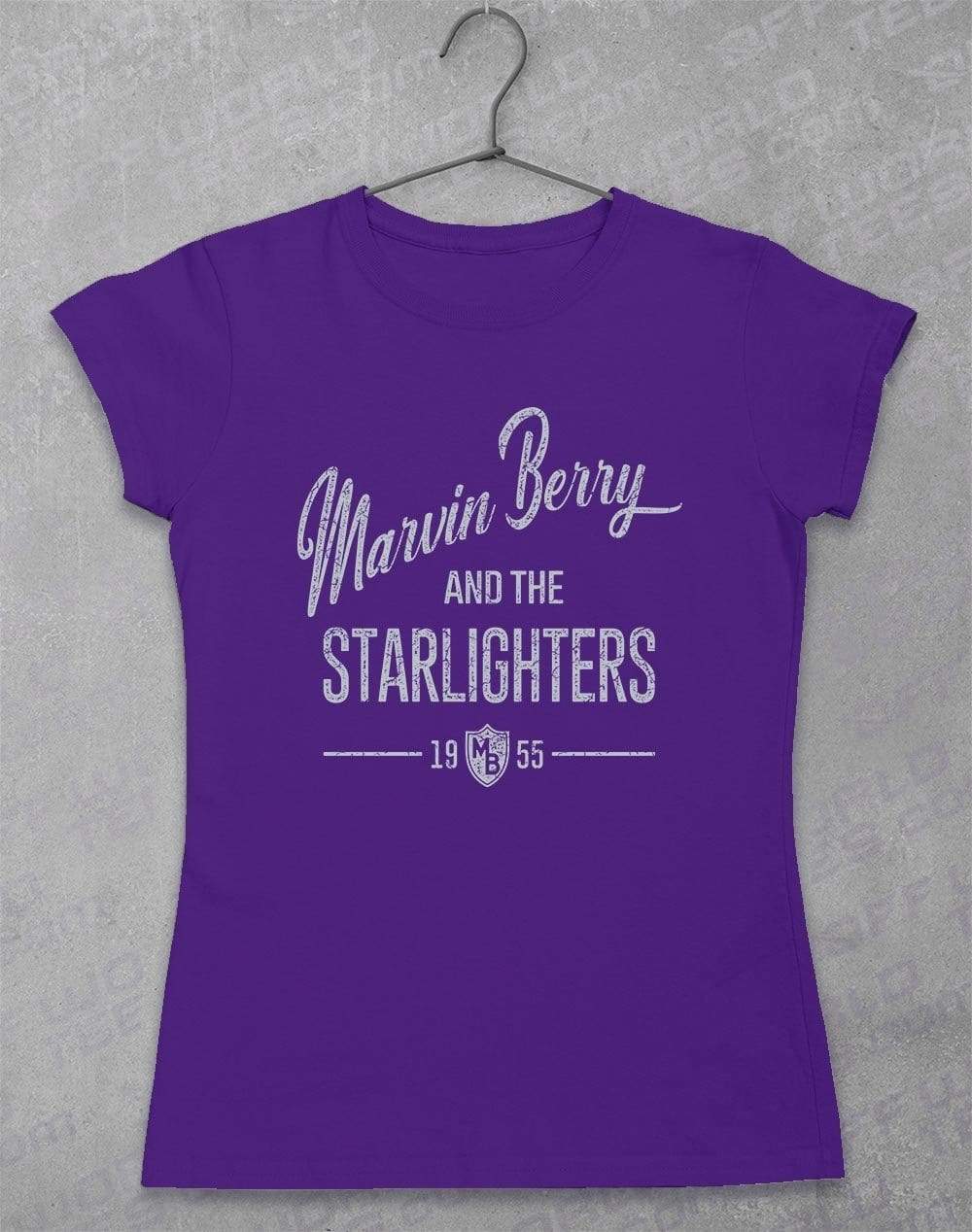 Marvin Berry and the Starlighters Women's T-Shirt 8-10 / Lilac  - Off World Tees