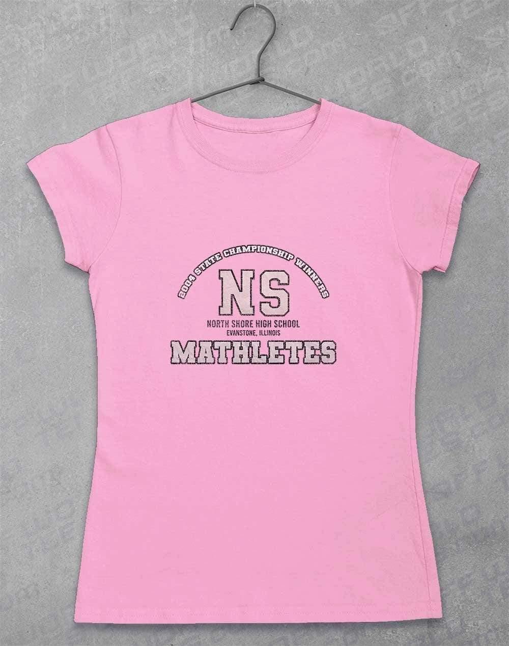 North Shore High School - Mathletes Womens T-Shirt 8-10 / Light Pink - Off World Tees