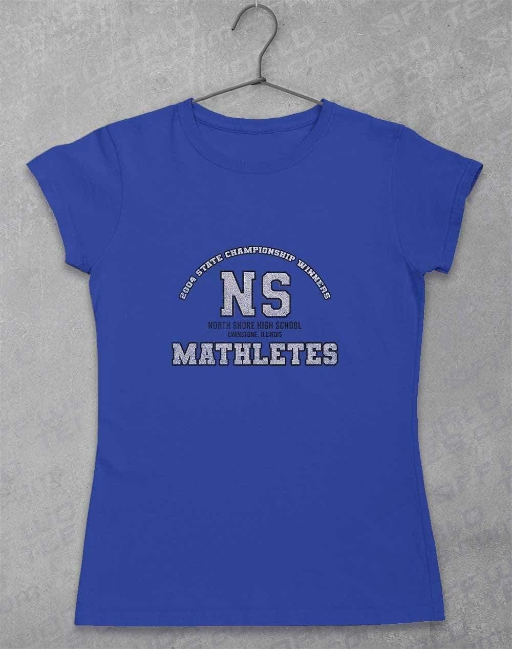 North Shore High School - Mathletes Womens T-Shirt 8-10 / Royal - Off World Tees