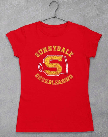 Sunnydale Cheerleading Women's T-Shirt 8-10 / Red  - Off World Tees