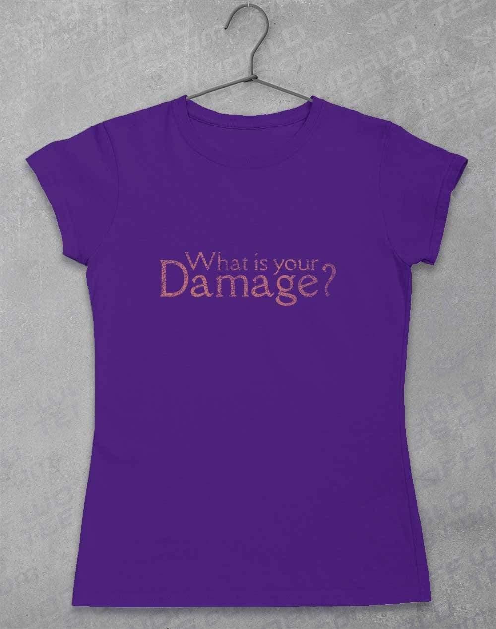 What is your Damage Womens T-Shirt 8-10 / Lilac - Off World Tees