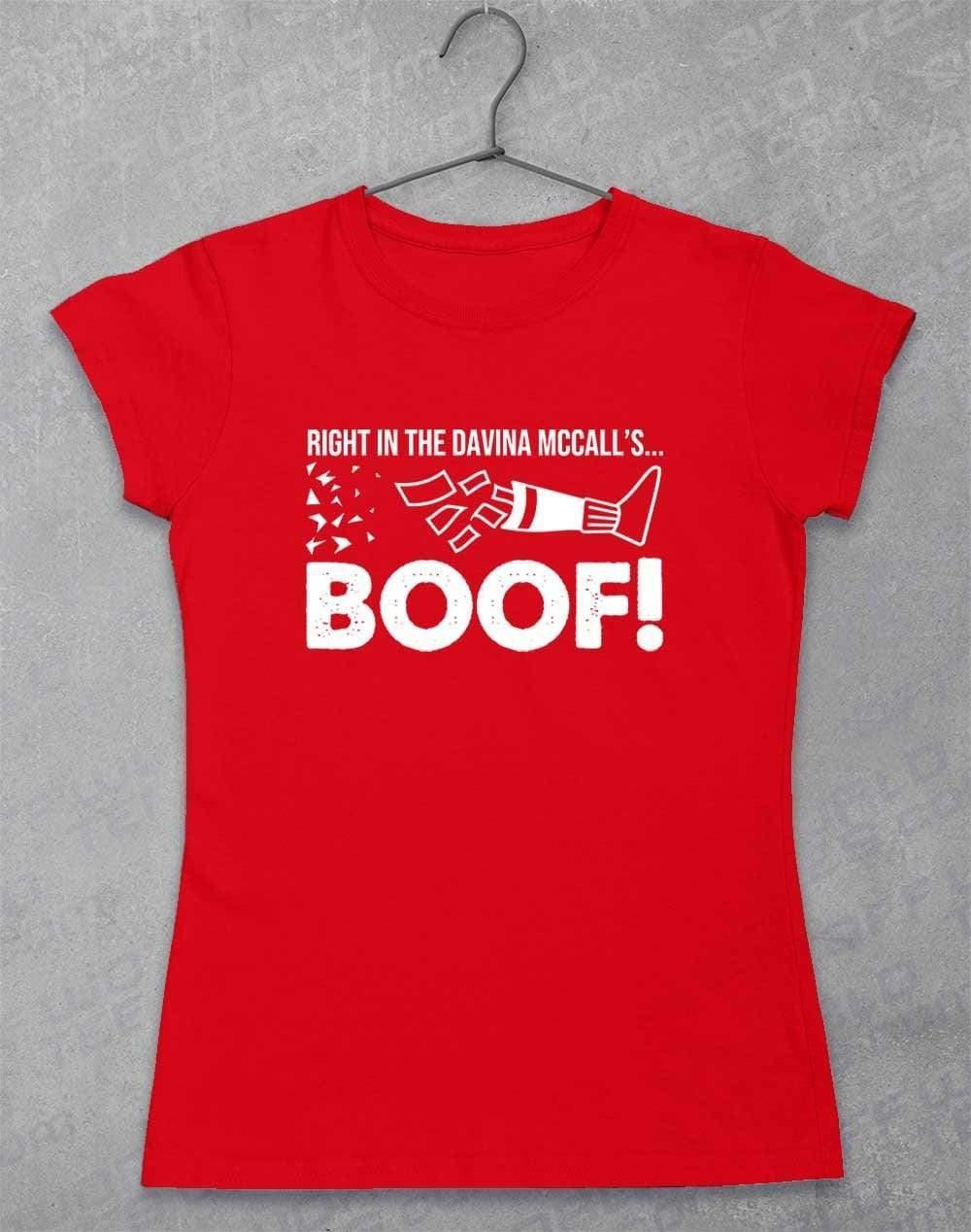 Winston's Leg Boof Women's T-Shirt 8-10 / Red - Off World Tees