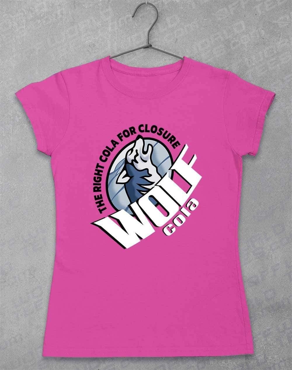 Wolf Cola Womens T-Shirt 8-10 / Azalea - Off World Tees