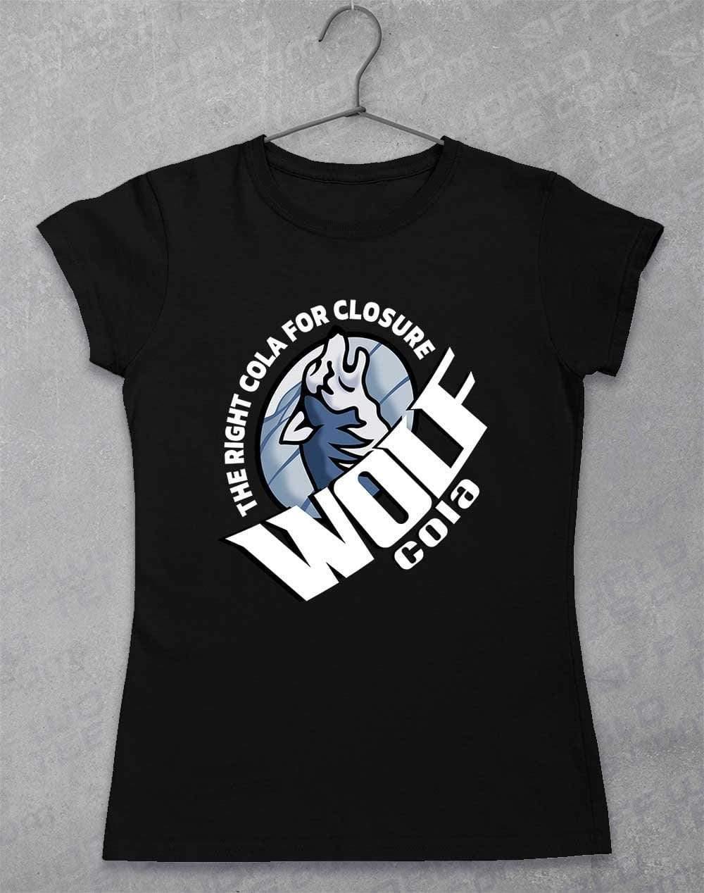 Wolf Cola Womens T-Shirt 8-10 / Black - Off World Tees