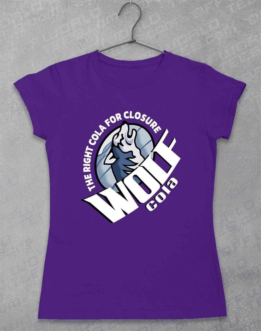 Wolf Cola Womens T-Shirt 8-10 / Lilac - Off World Tees