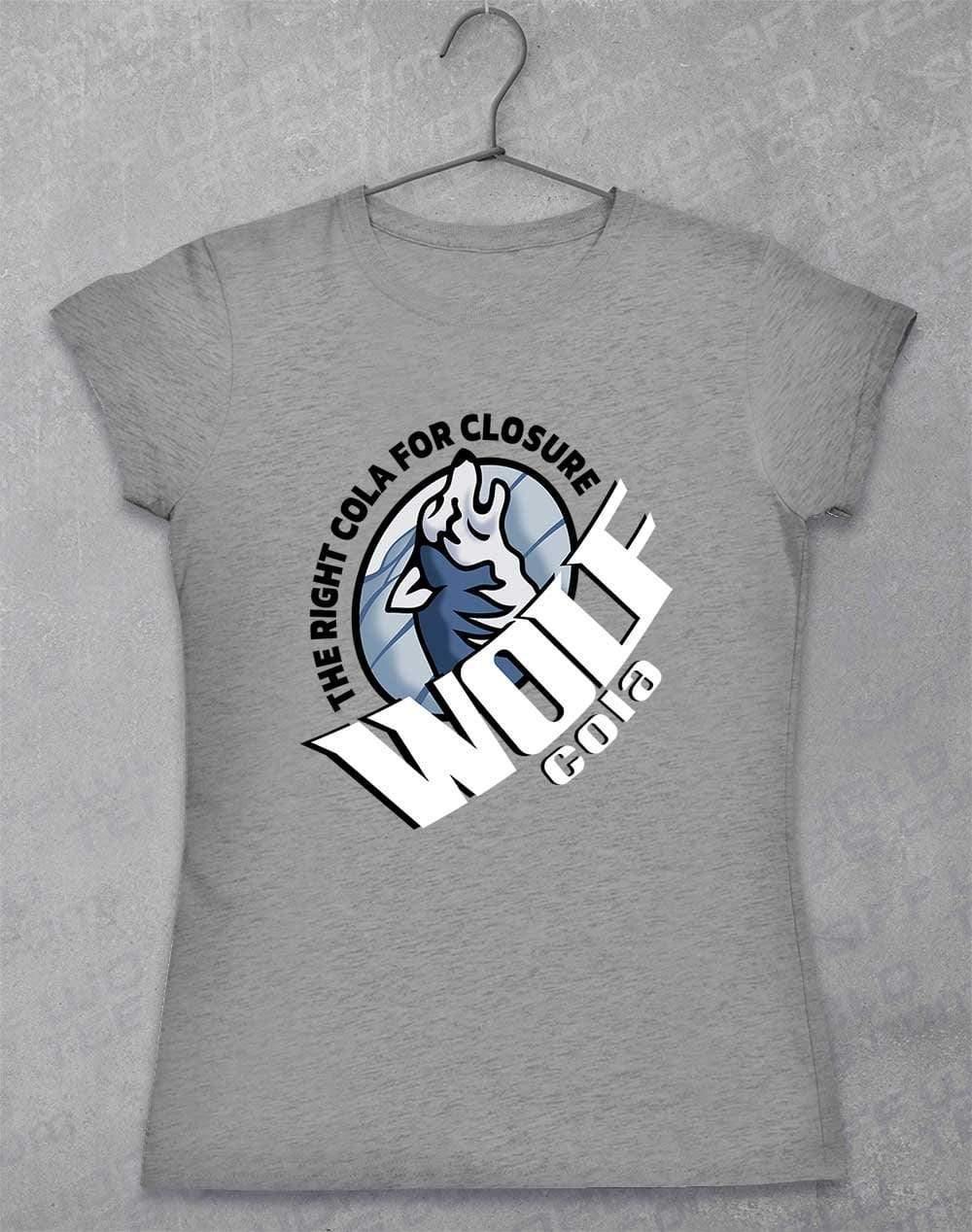 Wolf Cola Womens T-Shirt 8-10 / Sport Grey - Off World Tees