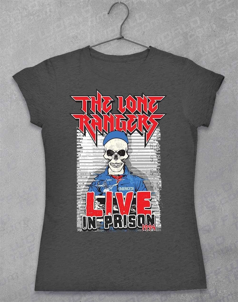 Lone Rangers Live in Prison 1994 Womens T-Shirt 8-10 / Dark Heather - Off World Tees